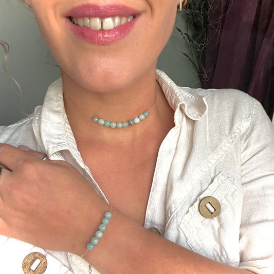 Coffret "Perles Suspendues" Amazonite