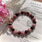 Oeil de tigre et rhodonite